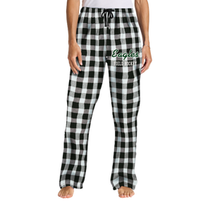 Jamestown Womens Flannel Pants - Black/White Buffalo Check