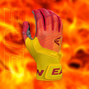Easton Walk-Off Ethos Batting Gloves Fire