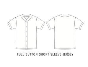 WAE Full Button Jersey (Baseball or Softball)