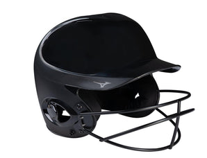 Mizuno MVP Youth Series Solid Batting Helmet with Fastpitch Softball Mask