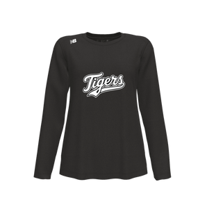 Tigers Womens LS Tech Shirt Black