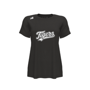 Tigers Womens Tech T-Shirt Black