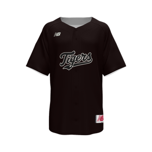 Tigers Baseball Jersey Black