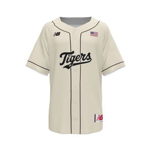 Tigers Baseball Jersey Cream