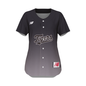Tigers Softball Jersey Black