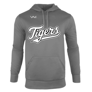 Tigers Tech Performance Hoodie Gray