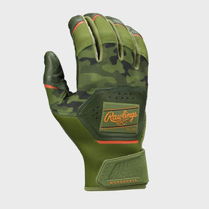 Rawlings Workhorse Batting Gloves Military Green