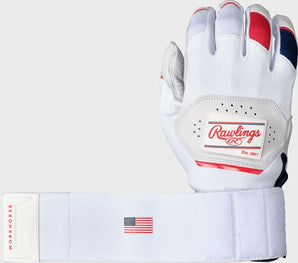 Rawlings Work Horse Batting Glove w/Strap USA