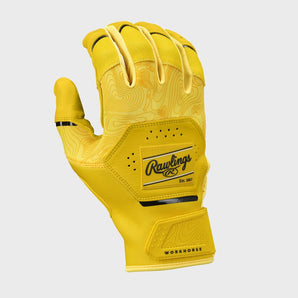 Rawlings Workhorse Batting Gloves Yellow