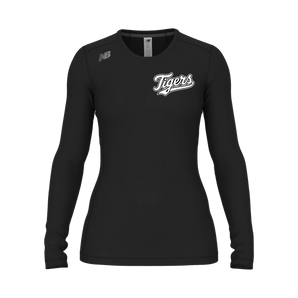 Tigers Womens Pace Training LS Black
