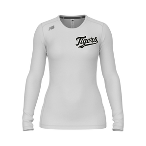 Tigers Womens Pace Training LS White